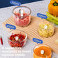TINSOL 350Ml Mini Food Chopper Electric Meat Grinder Garlic Press USB Multi-Function Slicer Blender Kitchen Food Processor